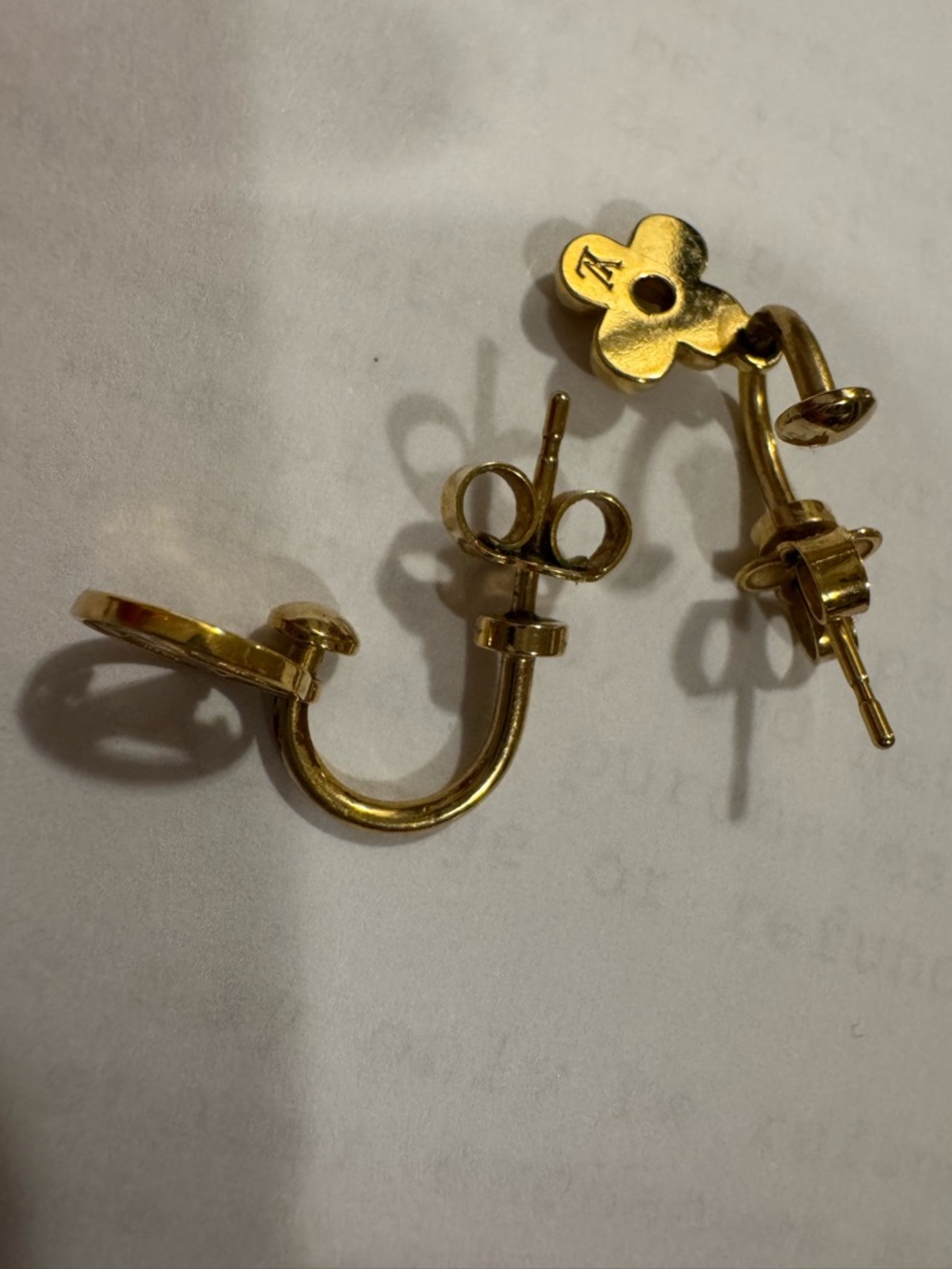 Authentic LV Louis Vuitton Blooming Earrings m64859 - Picture 9 of 12